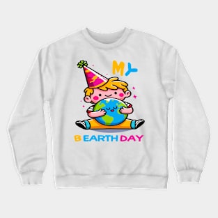 Kid's Earth Day: Grow Green Crewneck Sweatshirt